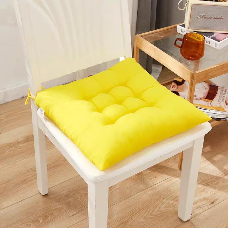 Thick and Soft Pearl Cotton Square Stool Backrest Pillow Home Office Computer Chair Protective Pad Seat Cushion Backrest Cushion