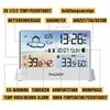 Station météo - raddy - dt6 - horloge radio-pilotée - thermomètre hygromètre - prévisions météo