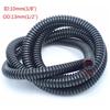 32.8ft 3/8" Black Car Split Wire Loom Conduit Polyethylene Flexible Tubing Hose