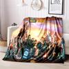 classic game World of Warcraft Frozen Throne blanket Soft and portable four season home bed, sofa blanket, office travel, lunch break, warm blanket Y5