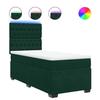 Maison Exclusive - Sommier à lattes de lit avec matelas Vert foncé 90x190 cm