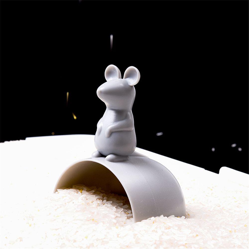 Flour Scoop Pet Food Spoon Kitchen Tool Measuring Cup Multifunction Steal Mickey Mouse Rice Scoop
