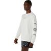 Running Wear FUJITRAIL LOGO LS TOP 2011D525 100 L [ASICS] Men's (CREAM)