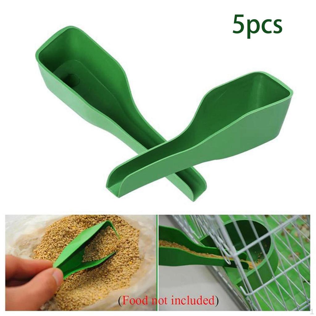 Bird Feeder Spoons Parrot Feeding Hand Tools Watering Supplies for Garden Cockatiel Hamster