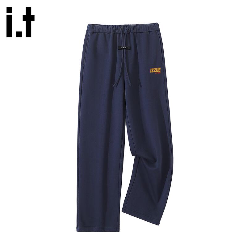 Izzue IT Youth Street Style Straight-Leg Casual Pants