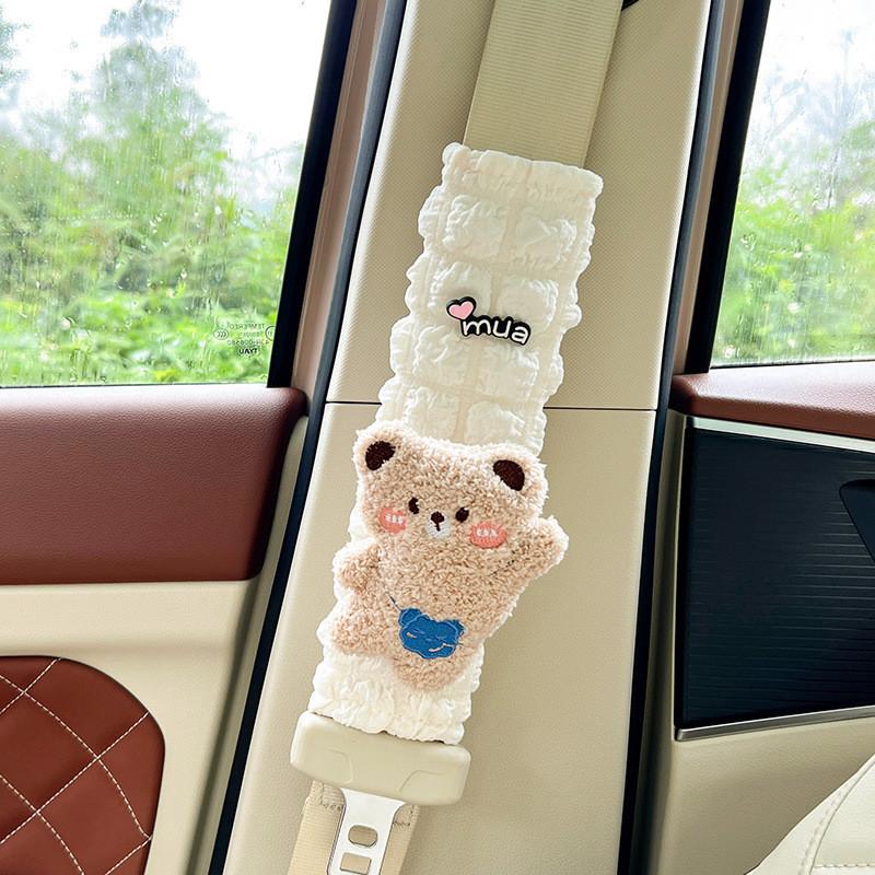 Soft Car Comfortable Seat Belt Shoulder Pads Cartoon Covers Character Design