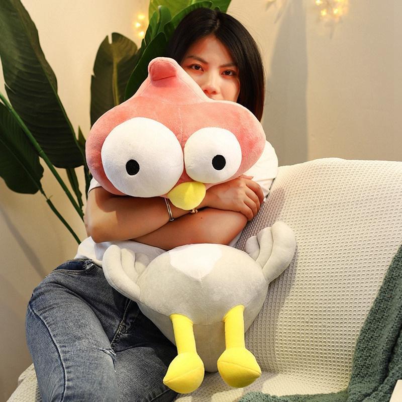 Hilarious Ostrich Plushie With Big Eyes Soft And Cuddly Gift For Kids And Graduates