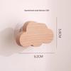 Creative Beech Wood Adhesive Hooks – Funny Animal Design Coat & Hat Hooks for Behind-the-Door Use