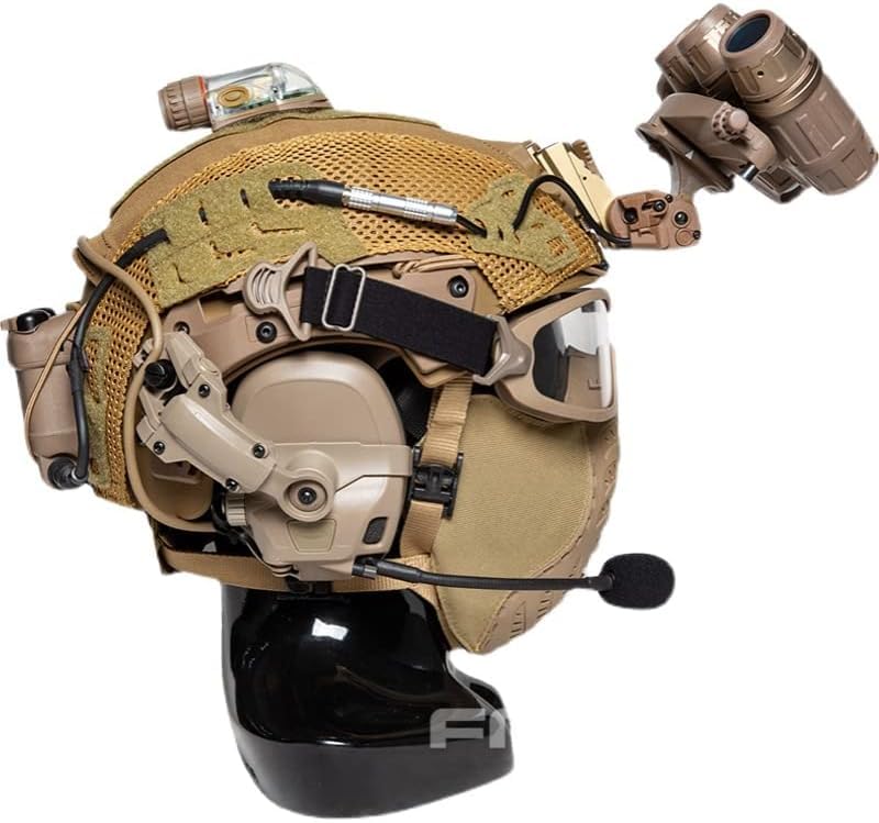 Tactical Hunting MIC FTP Bump Helmet Mesh Cover Headgear Cross EX Wendy X Mesh Cover for Wendy [FMA] (Breathable Durable! Helmet) TB1412-MC