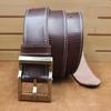 Men's Retro Hand-Stitched Washed Leather Belt - 100% Top Layer Cowhide, Business Casual, Creative Design