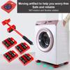 Furniture Mover Tool Set Heavy Stuffs Mover Roller with Wheel Bar Moving Device Lifting Helper Furniture Moving Transport Tools
