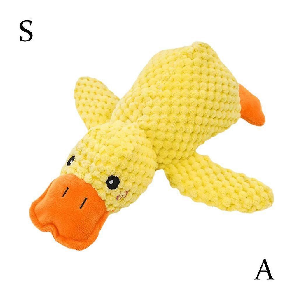 Pet Dog Chew Toys Calming Duck Indestructible Dog Engaging Squeaky Sound Toys