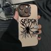 The New Big Spider Is Suitable for Iphone17 Mobile Phone Case Apple 16promax/15 Personality 14pro13 Europe and America 12