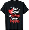 Line Dance Love Dancing Dancer Cowgirl Cowboy Heart Gift T-Shirt