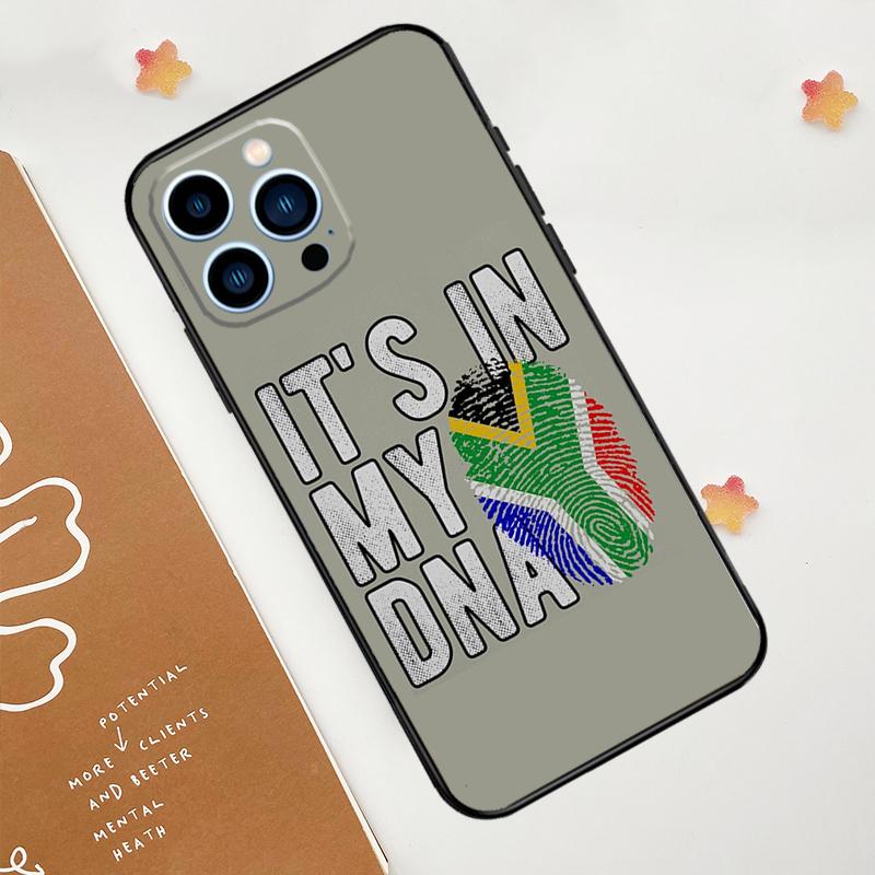 South African Flag Phone Case For iPhone 17 Pro Max 14 13 12 11 15 16 Pro Max mini 15 Plus 16e 17 Air Funda