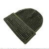 Y2K Vielseitige Beanie Mütze Warm Dehnbar Kräuselung Strass Strickmütze Winddicht Glänzend Skimützen für Damen und Herren