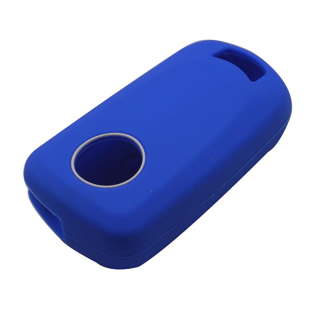 Jingyuqin Dálkový ovladač 2/3 tlačítka Silikonový Sklopný Skládací Obal na klíč od auta Kryt klíče Pouzdro pro Vauxhall Opel Corsa Astra Vectra Signum