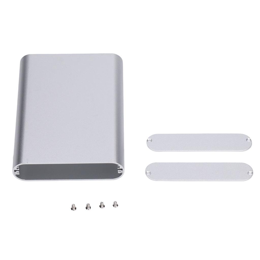 Aluminum Alloy Project Box Matte Silver Sandblasting Oxidation for Circuit Board PCB Wiring