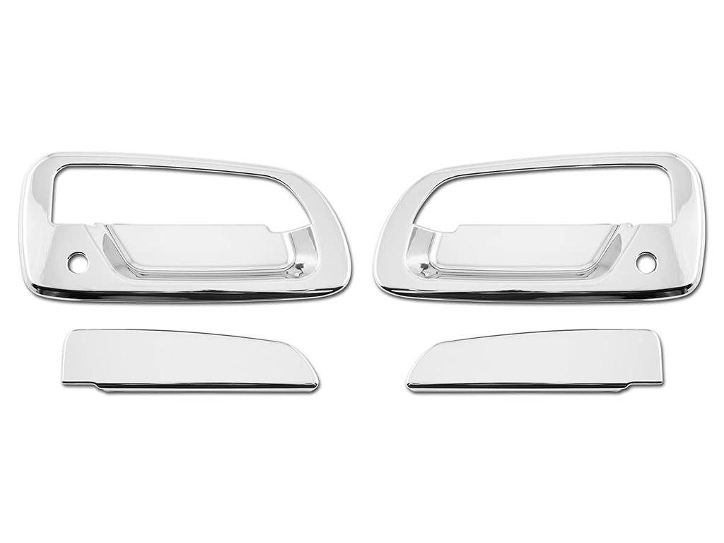 Chrome Door Handle Covers with Hino TRISTAR'S 4-Piece (Compatible Dutro/Toyota Dyna/Toyoace)