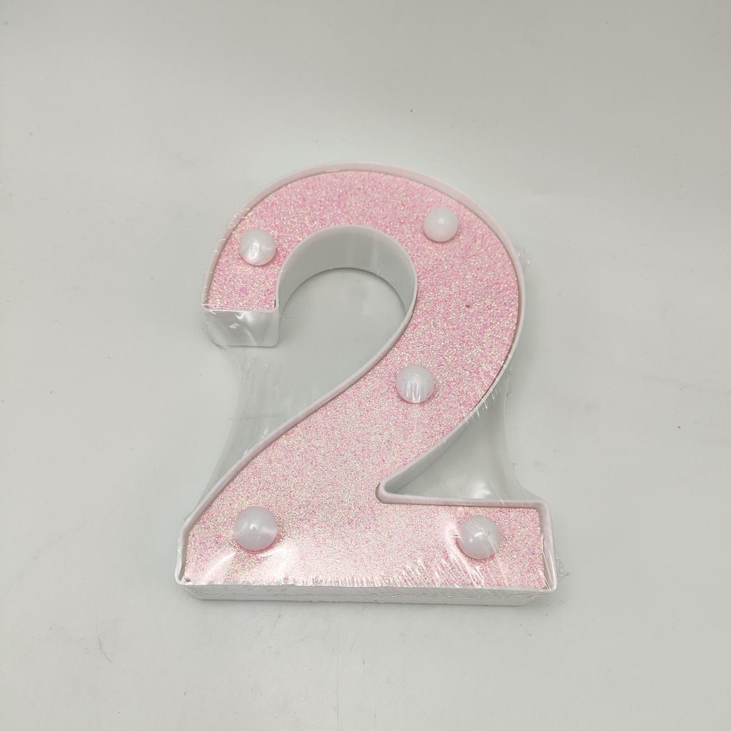 1pc Vibrant LED Lighting Letter - Battery Powered,Dimmable for Bedroom, Birthday Party, Wedding, Home, Christmas, and Eid Al-Adha Mubarak Decorations