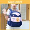 Capybara Childrens Backpack For School With Large Capacity And Cartoon Pattern For Young Learners
