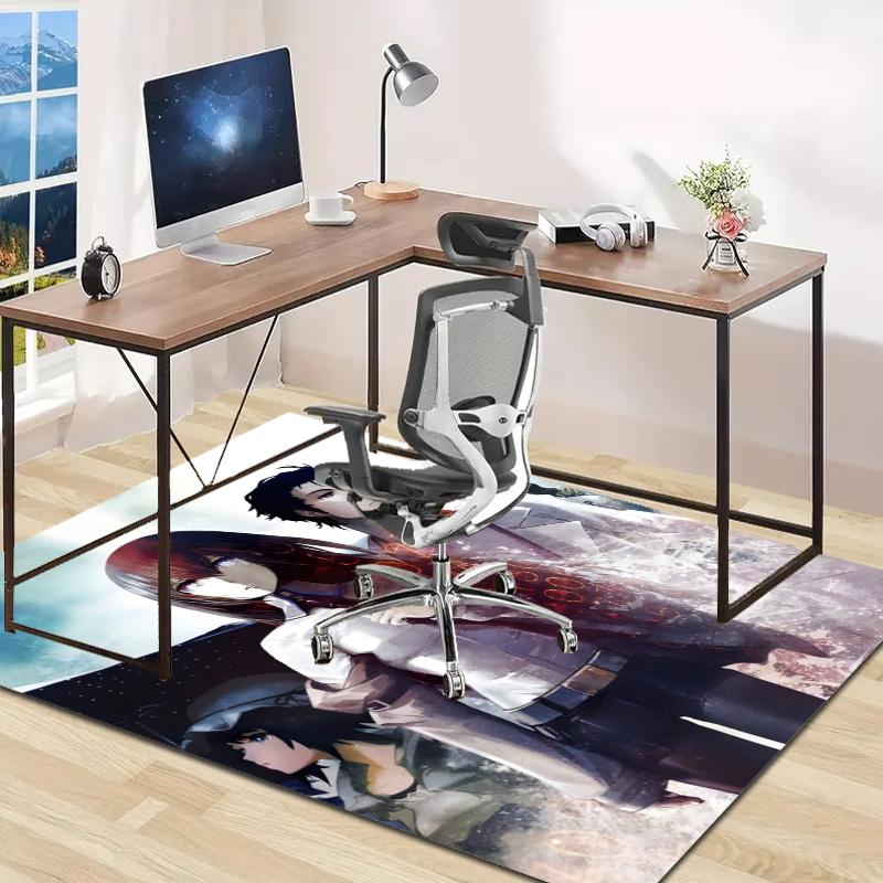 Steins;Gate Design Area Rug - Non-Slip, Soft & Cozy Floor Mat for Living Room, Bedroom, Office - Indoor/Outdoor Decorative Carpet