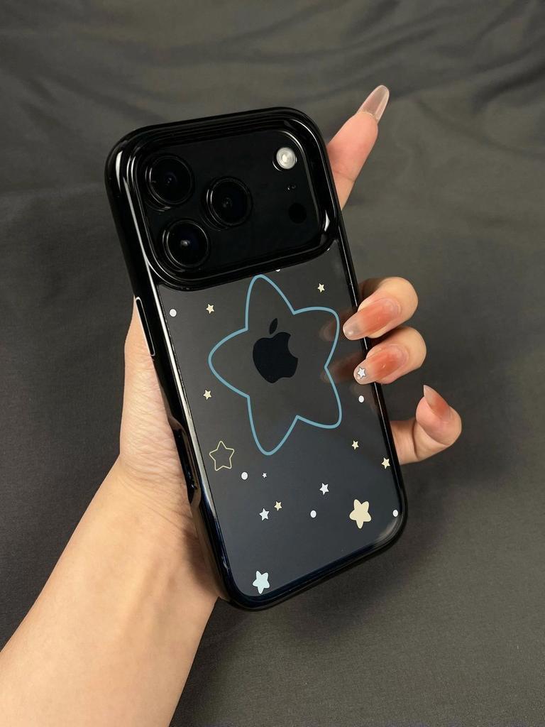 Blue Line Stars for Apple 17promax Mobile Phone Case Iphone16plus/15pro/14/13/12