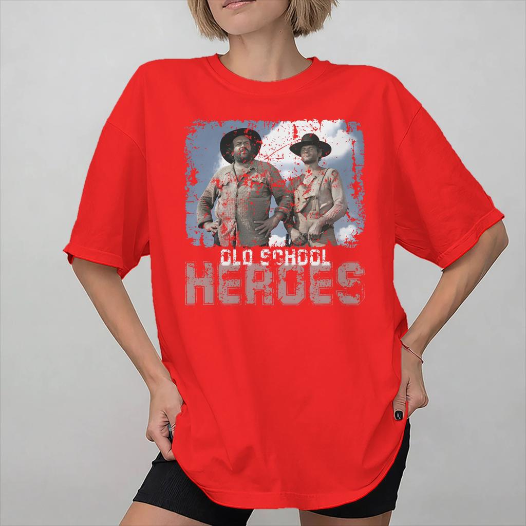 New Arrival BUD SPENCER AND TERENCE HILL T Shirt for Unisex Women Cotton Tee Shirt Short Sleeve Clothes
