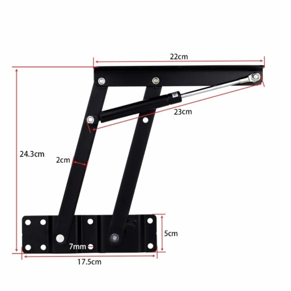 

Hardware Rack Table Top Lifting Frame Foldable Computer Table Lifter Furniture Accessory 1 Pair