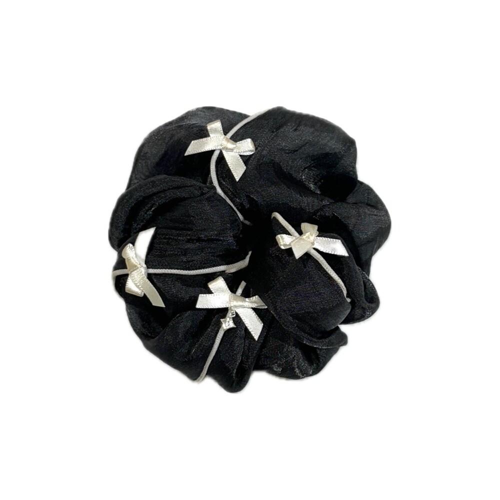 

Черная лента резинка для волос