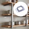 Fence Wall Mount Bracket Replacement Double Flange Square Brackets Deck Fence Wall Mount Rail End Bracket Connector