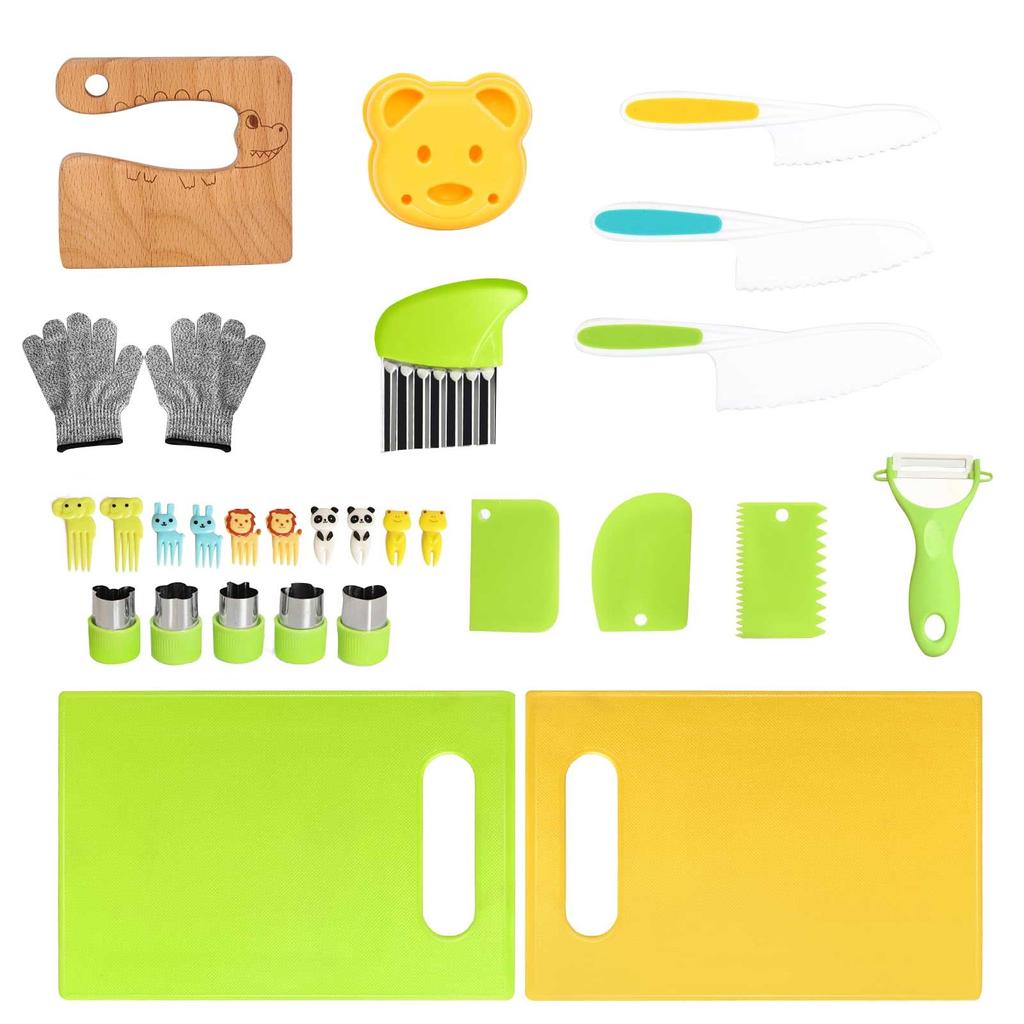 Kitchen Tools For Toddlers Kids Cooking Sets Safe Knife Set For Real Cooking