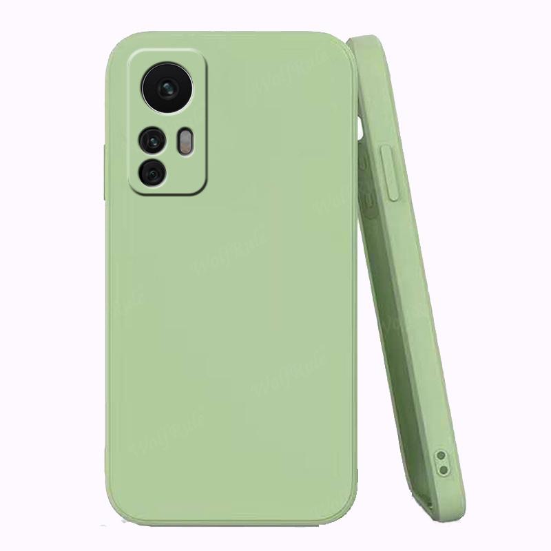 Für Hülle Xiaomi Mi 12 Lite Hülle Für Mi 12 Lite Stoßfestes TPU Flüssig-Bumper Weiche Hülle Für Mi 11 Lite NE 5G 12 12S Pro Fundas