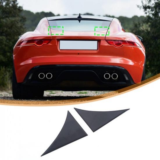 Autocolant Ornament Triunghiular Lateral Portbagaj Spate Piano Black Pentru Jaguar F-Type X152 13-24