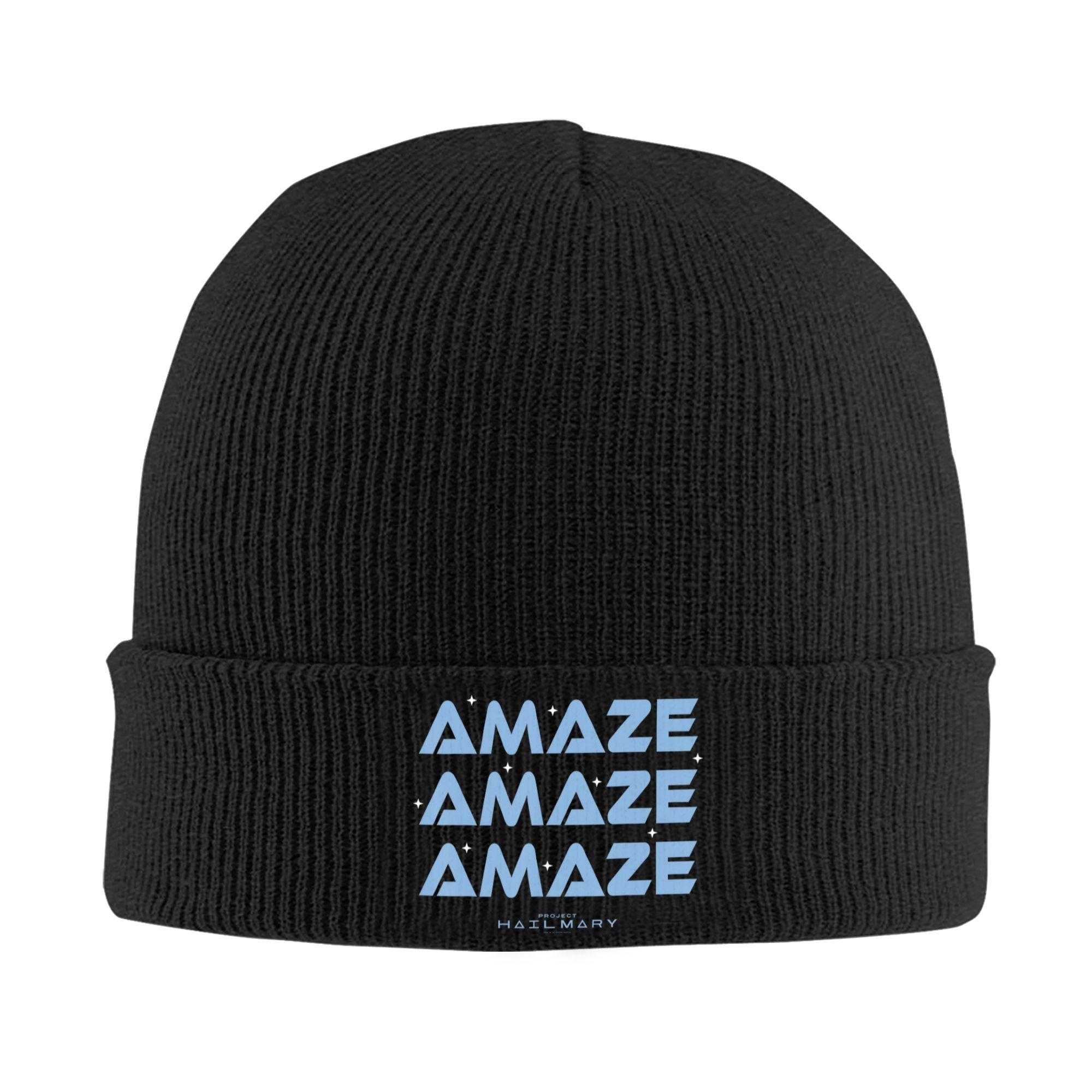 Project Hail Mary Grace Rocky Save Stars Poster Beanie Hats Bonnet Hats Unisex Trendy Outdoor Skullies Beanies Winter Warm Caps One Size