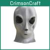 Alien Latex Mask Headgear Ufo Scifi Movie Theme Halloween Costume Accessory For Cosplay
