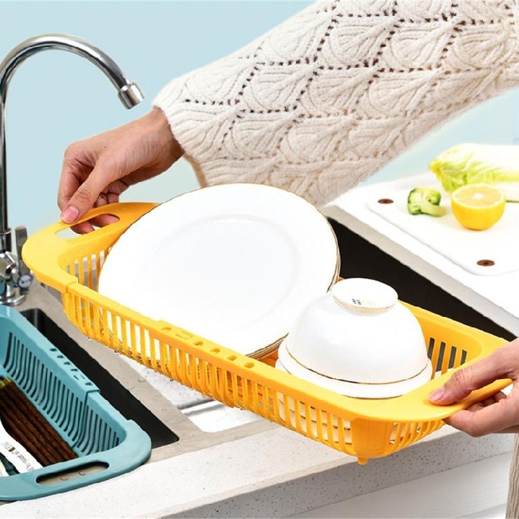 Scolapiatti per Lavello da Cucina Scolapiatti Espandibile Cestello Drenante Facile da Usare