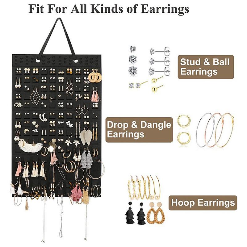 Wall Hanging Brooch Display Stand Felt Enamel Pin Badge Button Storage Holder Necklace Earring Hanging Organizer