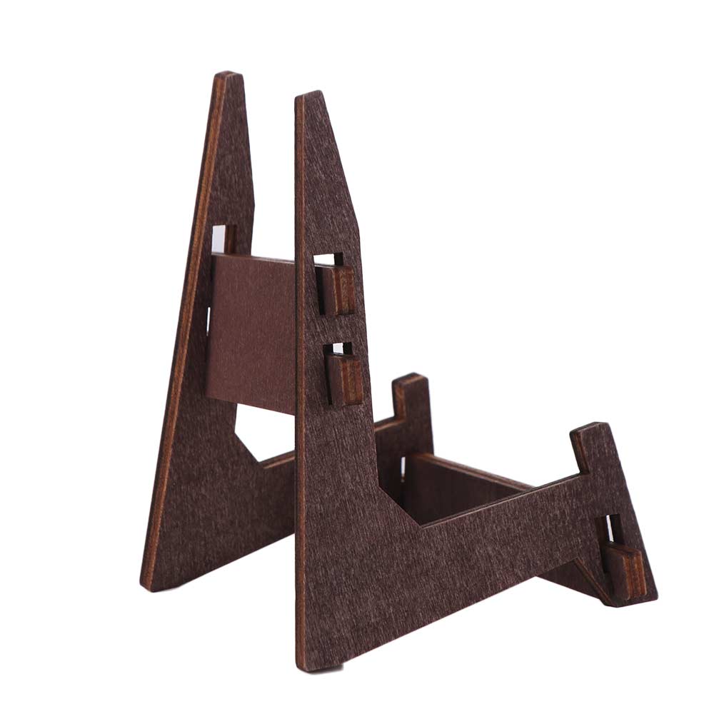 Wooden Art Display Stand 4.5/6/8inch Book Display Stand Picture Frame Stand  Plate