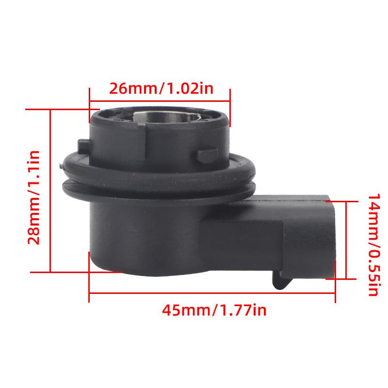 6000630175 Car Daytime Running Light Bulb Socket Bracket for Fiat Panda 2012+ Driving Lamp Bulb Socket Holder 12V Replacement