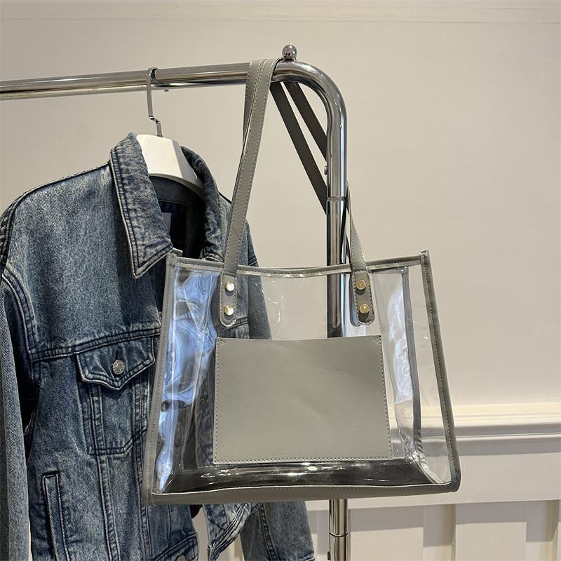 Stylish Trendy Women's Tote Bag 2024 New Fashion Simple Shoulder Bag Medium Size