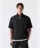 DESCENTE Stretch Woven Short Sleeve Anorak Black Sr223Uan44