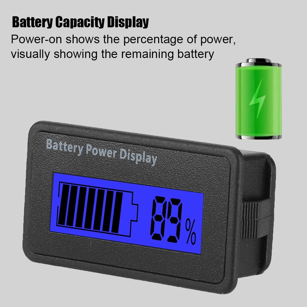GY 6H Battery Power Display 12 48V Universal Battery Capacity Indicator Tester Voltmeter