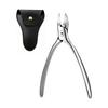 Nail Clipper, Nipper Type, All Made of Stainless Steel, Curved Blade, Non-slip Soft Grip, for Feet, Cuticle Removal Tool, for Self-nail Care,