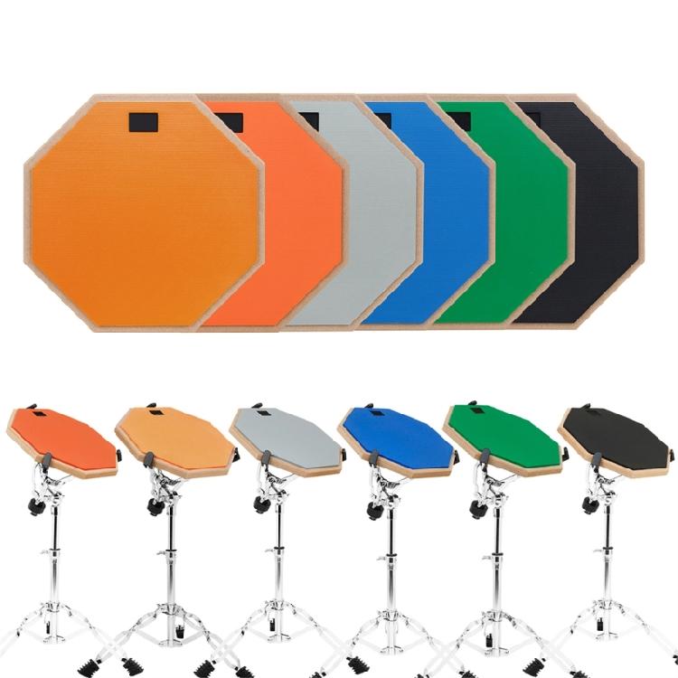 Silents Drum Practice Pad 12Inches Double Sided Drum Pad Snares Drum Pad For Quiet Workouts On Snares Drum & On Your Lap