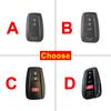 Carbon Fiber Auto Schlüssel Abdeckung Fall Für Toyota C-HR CHR RAV4 RAV 4 Corolla Camry Avalon Land Cruiser Prado Prius   