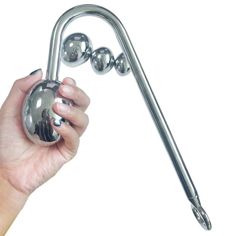 2026 new Roestvrijstalen anale haak Anusballen Metalen anale dilatator Buttplug Grote anale kralen prostaatstimulator insert