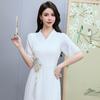 Women's Short-Sleeved Front Desk, Spa, and Reception Uniform