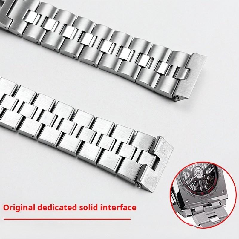 22mm Pour Tag Heuer CBL2111 CBL2115 CBL2180 Bracelet de montre en acier inoxydable Chaîne de montre pour homme Monaco Bracelet bracelet en métal massif