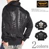 Jersey BONE Skull Bone 3D Print Oval Patch Jersey Track Jacket Black X Black [Banson] [Spring 2025] & NVSZ-2503 (JP, Alphabet, 2XL, (B))